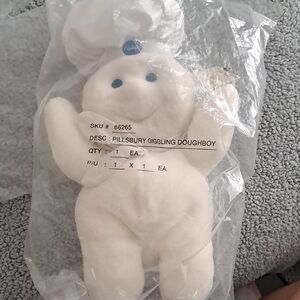 Pillsbury Giggling Doughboy Plush Toy - White 17H x 10W